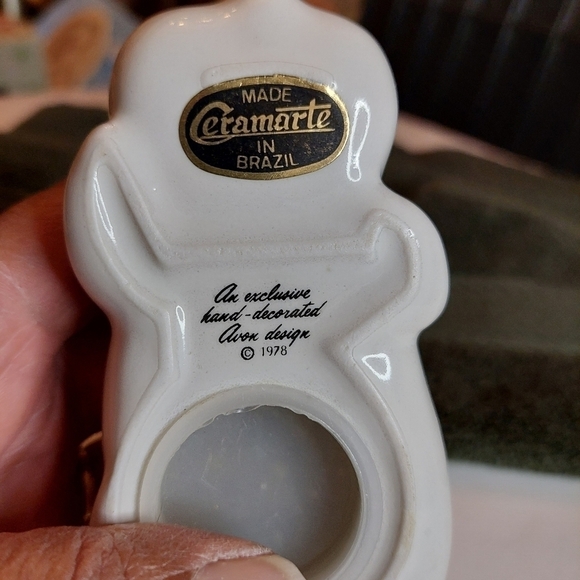 Vintage* 1978 Avon Glazed Floral Porcelain Piglet Potpourri - Picture 6 of 8